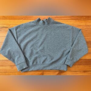 Calia Heathered Grey Mockneck M